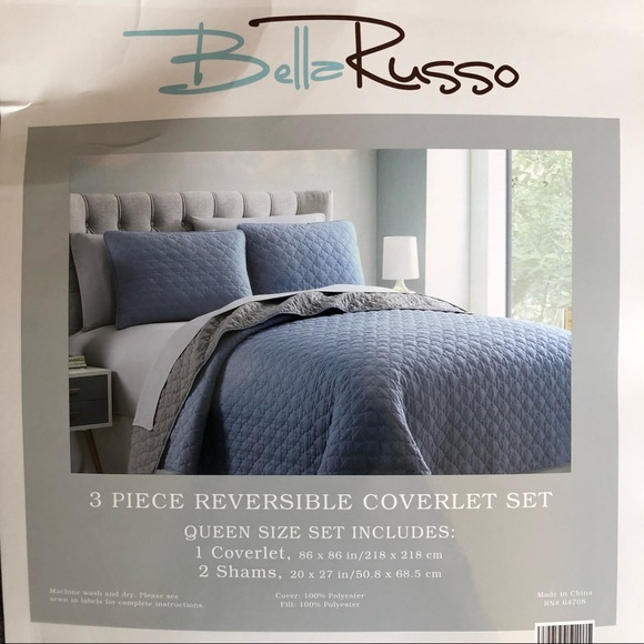 Bella Russo Bedding Bella Russo Combo Queen 3 Piece Reversible